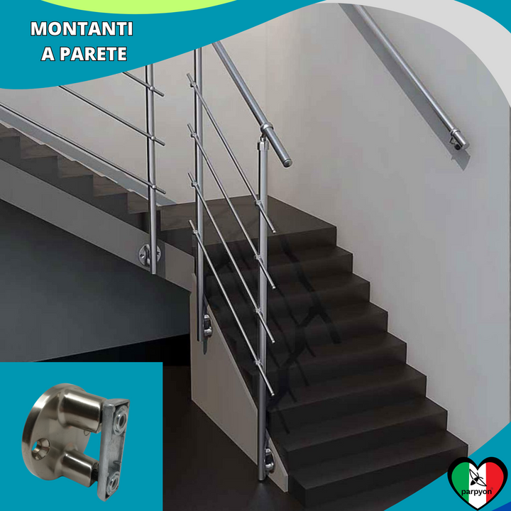 Montante per Ringhiera Fissaggio Laterale