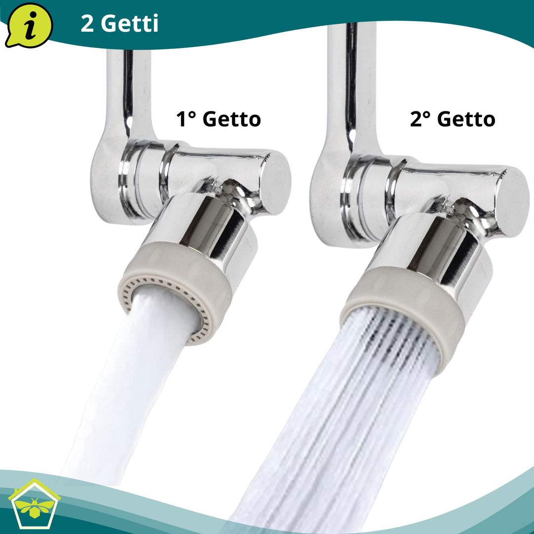 AREATORE RUBINETTO SNODABILE