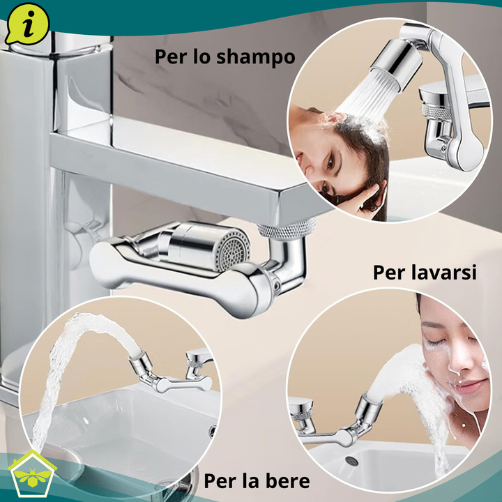 AREATORE RUBINETTO SNODABILE