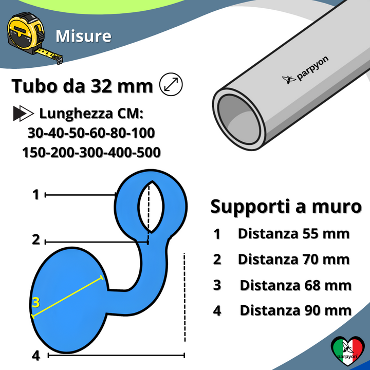 Corrimano scala interna in Metallo BRONZO con supporti a muro 525 falenashop.myshopify.com