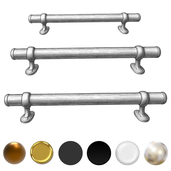 Corrimano in metallo Cromo con supporti a muro Mod.518