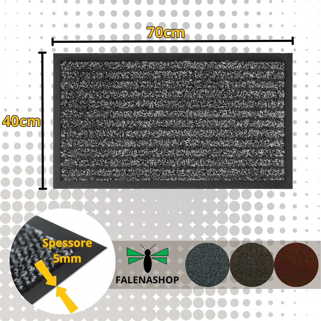 Zerbino ingresso Antiscivolo RE.D.S. cm 40x70 Tappeto + Resistente