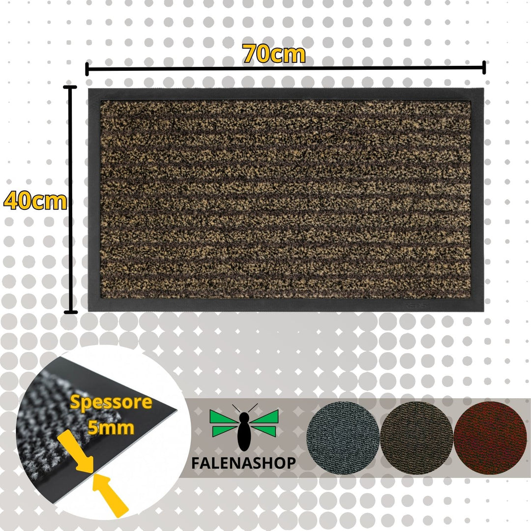Zerbino ingresso Antiscivolo RE.D.S. cm 40x70 Tappeto + Resistente