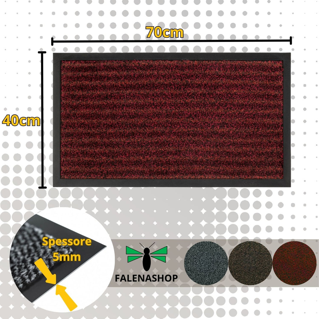 Zerbino ingresso Antiscivolo RE.D.S. cm 40x70 Tappeto + Resistente