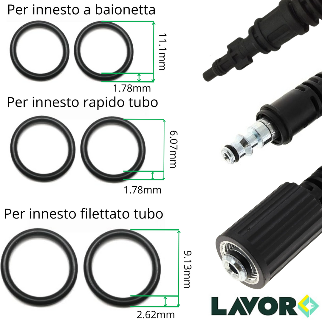 Guarnizione O-ring Per Ricambio Idropulitrice On - Foto 8