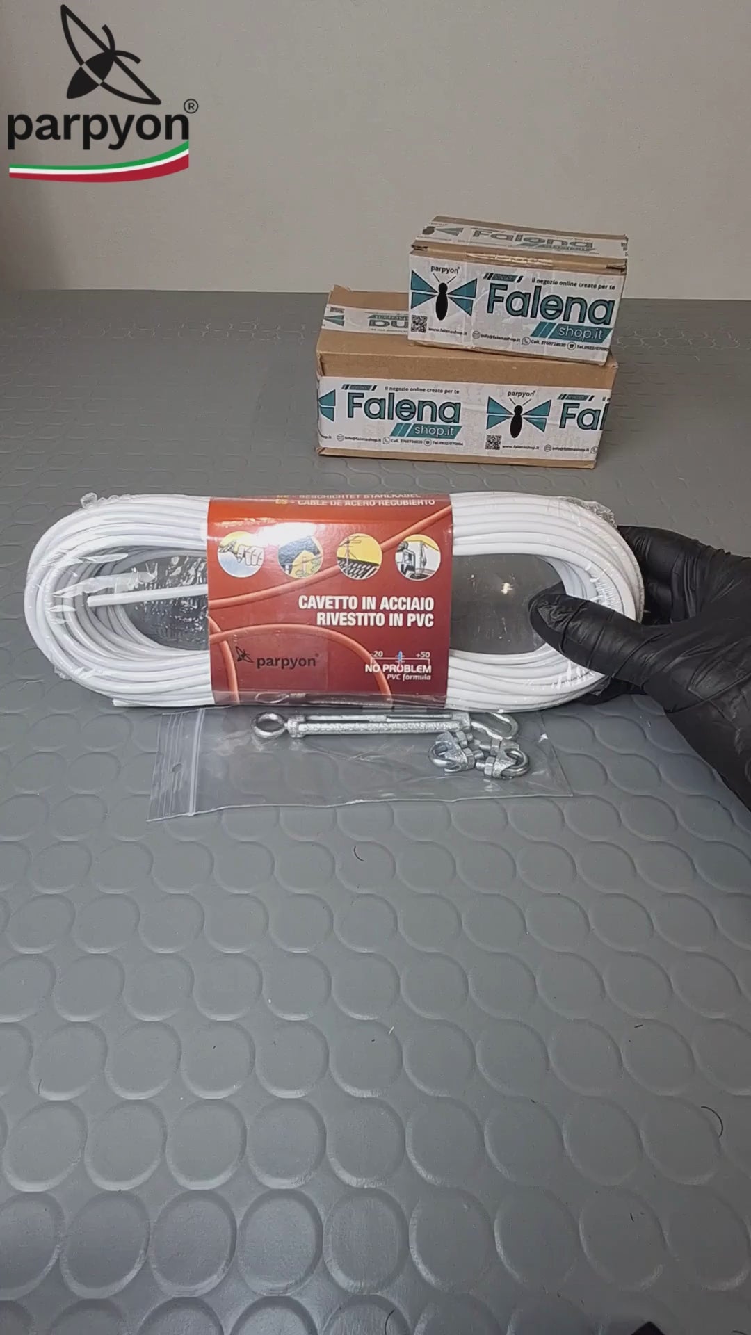 Filo per stendere il bucato da esterno d.4,5mm + KIT