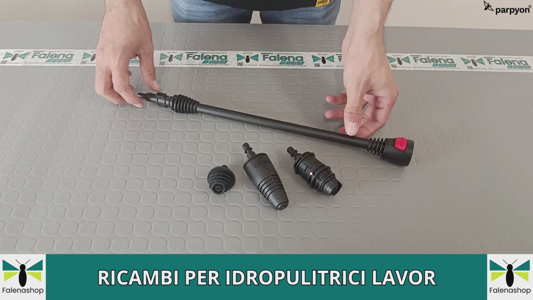 Lavor lancia + 3 testine ricambi idropulitrice lavorwash