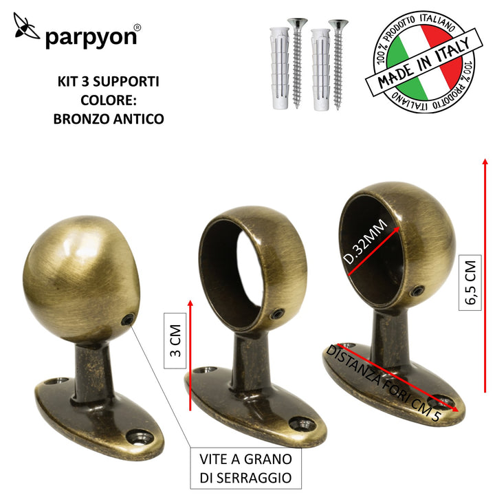 Supporti per corrimano a muro Staffe per tubo Mod. 519-3