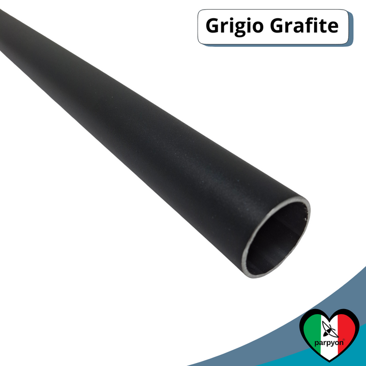 Tubo in metallo D.32 colore Grigio Grafite