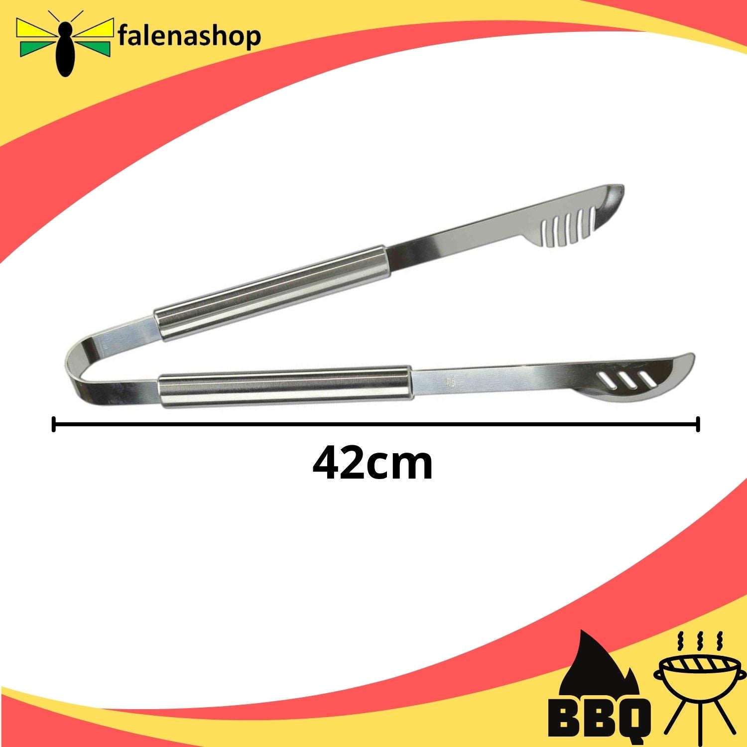 Pinza per Barbecue con Manico in Acciaio - Attrezzi cucina BBQ falenashop.myshopify.com