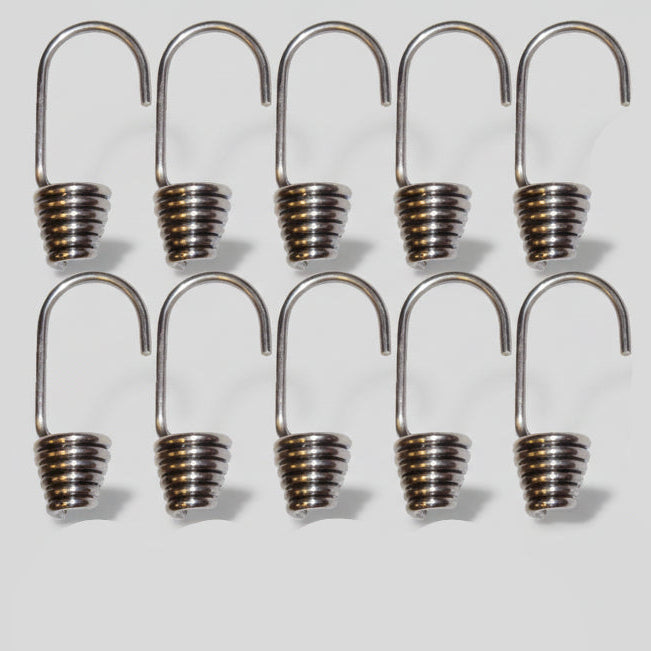 Ganci in Acciaio zincato 10pz per Fune Elastica da 8mm falenashop.myshopify.com