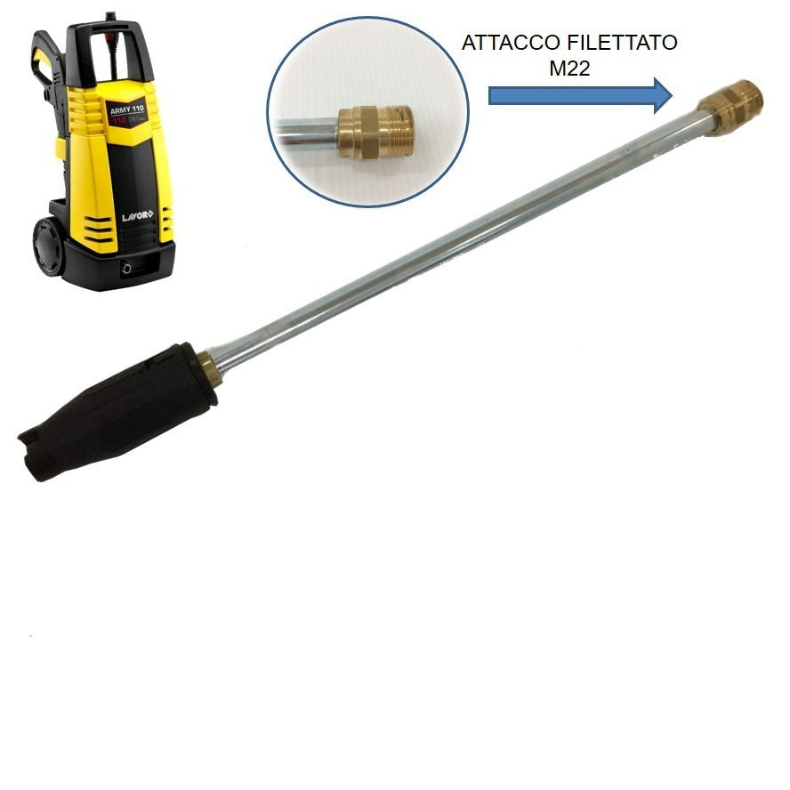 Lavor lancia regolabile filettata m22 acqua calda ricambi idropulitrice falenashop.myshopify.com