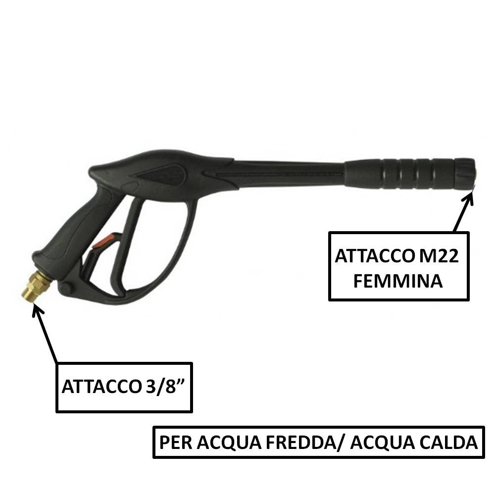 Lavor pistola m22 piu lancia regolabile m22 ricambi idropulitrice