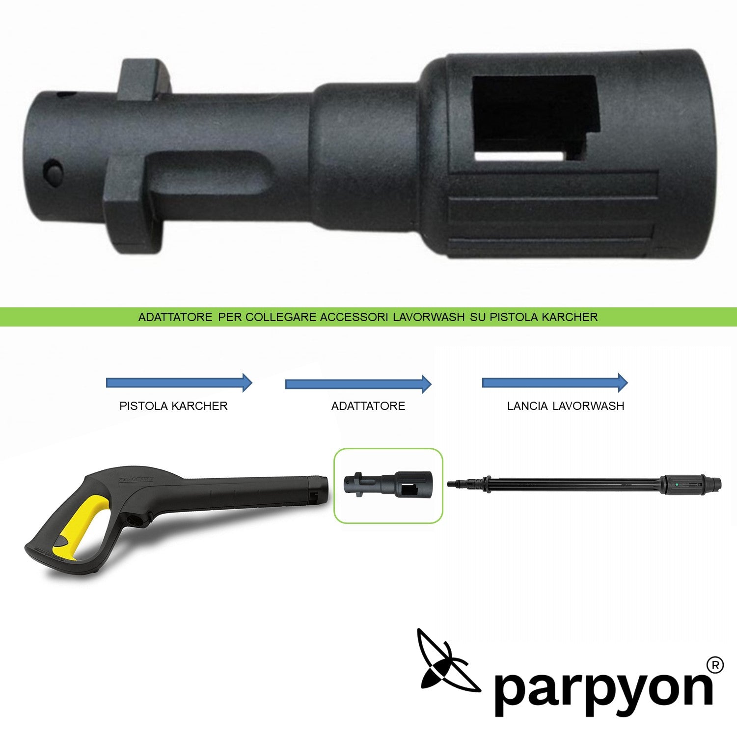 Kärcher Adattatore A Due Vie Per Pompe – Raccordo Compatibile Con Pompe BP Per Collegamento Multiplo