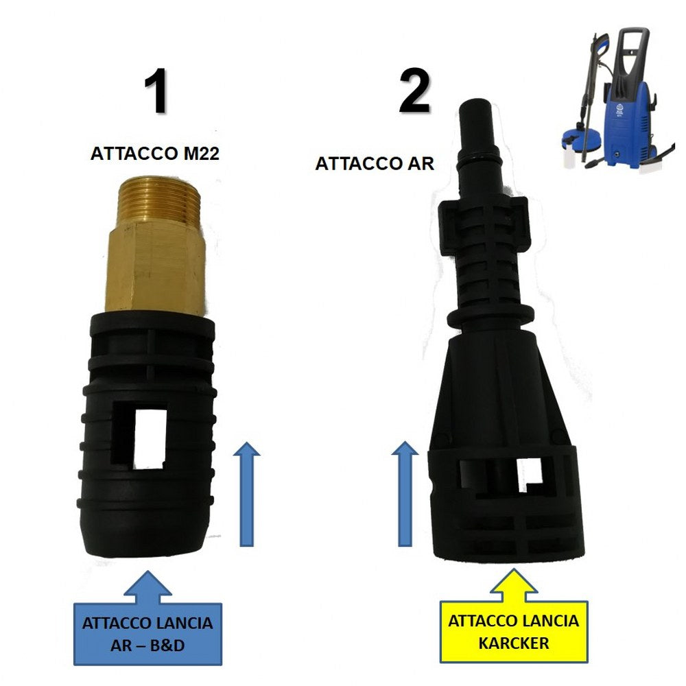 Adattatori 2pz per dropulitrice Annovi Reverberi Black Decker falenashop.myshopify.com