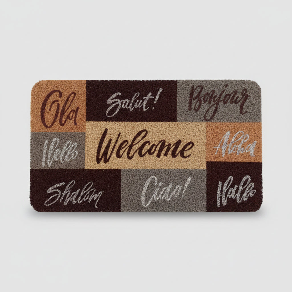 Zerbino Ingresso Casa - Tappeto Ingresso Interno, Esterno, Anti - Impronta, Alto Spessore (6 mm) in Vari Colori e Misure - 60x90 cm - Nero Zerbino Ingresso Casa - Tappeto Ingresso Interno, Esterno, Anti - Impronta, Alto Spessore (6 mm) in Vari Colori e Misure - 60x90 cm - Nero