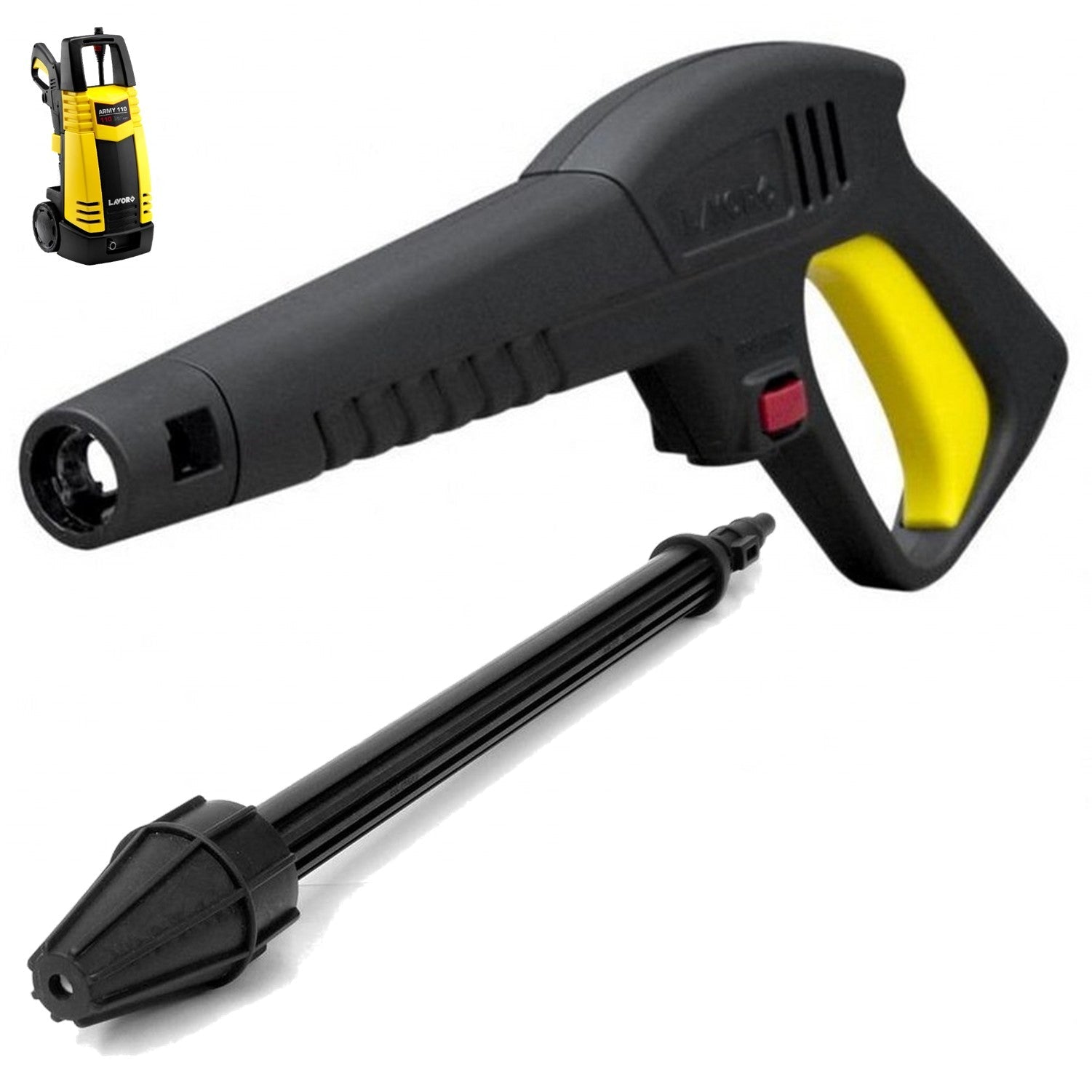 Lavor pistola + 1 lancia getto turbo rotox per idropulitrice lavorwash falenashop.myshopify.com