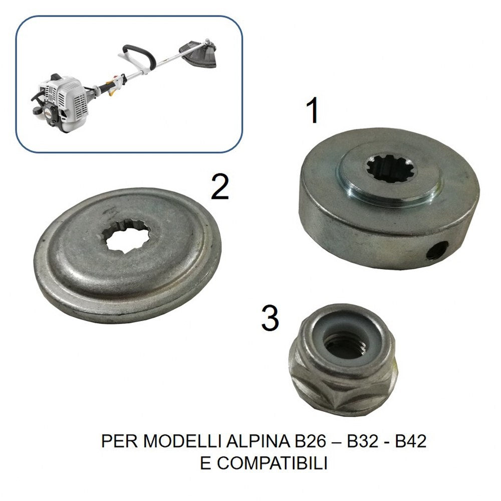 Alpina ricambi dado ghiera tieni disco per decespugliatore falenashop.myshopify.com