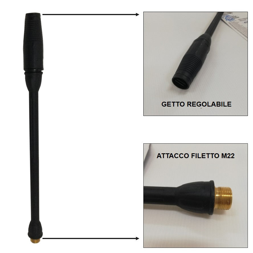 Lancia regolabile M22 - Ricambi Idropulitrice Annovi Rev. Black Decker falenashop.myshopify.com