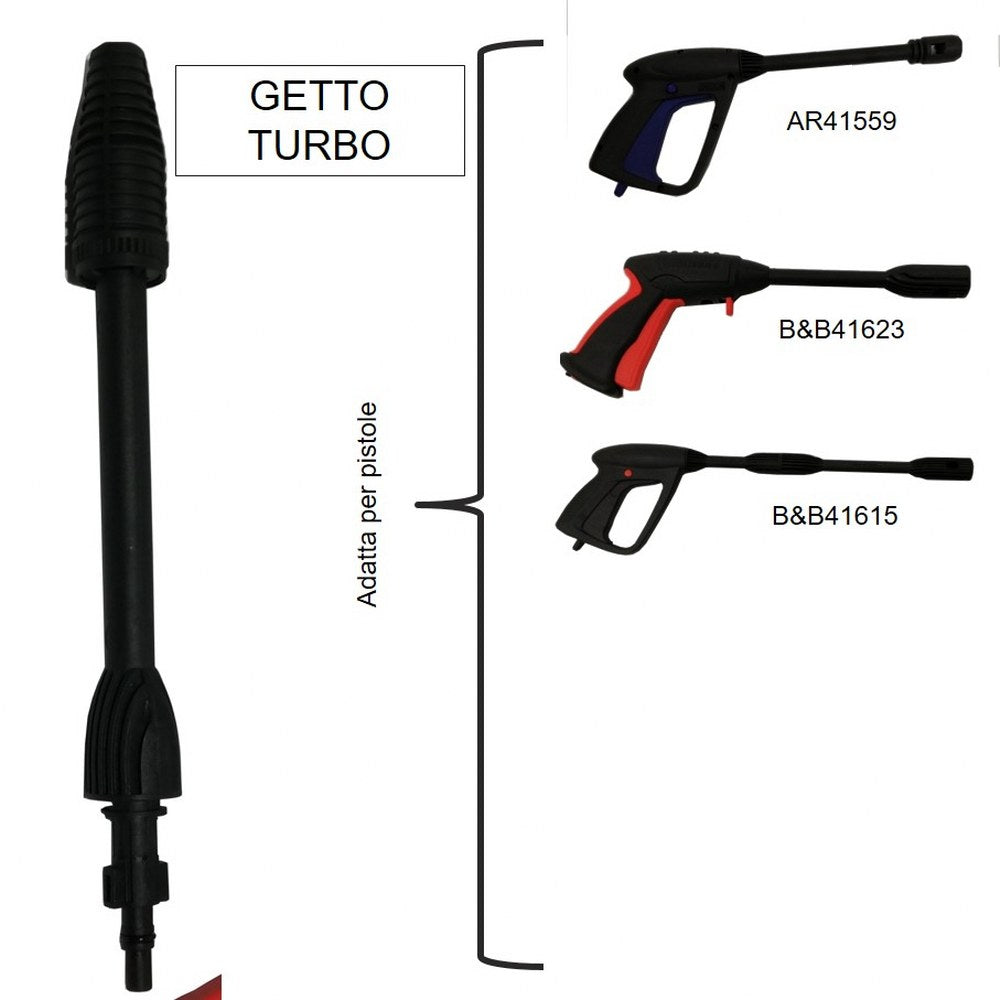 Lancia turbo Idropulitrice Annovi Reverberi Black Decker falenashop.myshopify.com