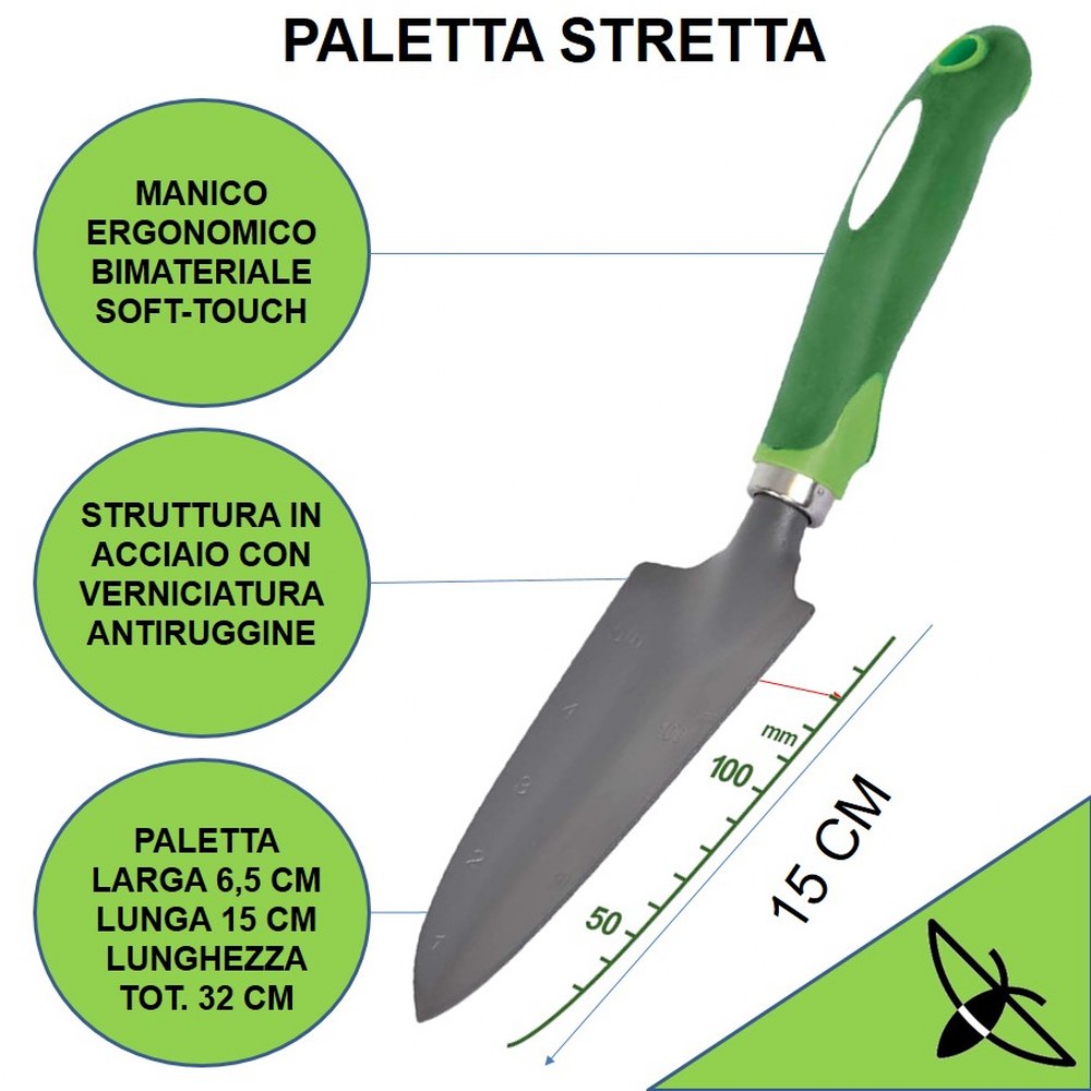 Set Giardinaggio Kit Giardinaggio 4 PZ rastrello, estirpatore Erbacce, 2 Paletta, + Guanti