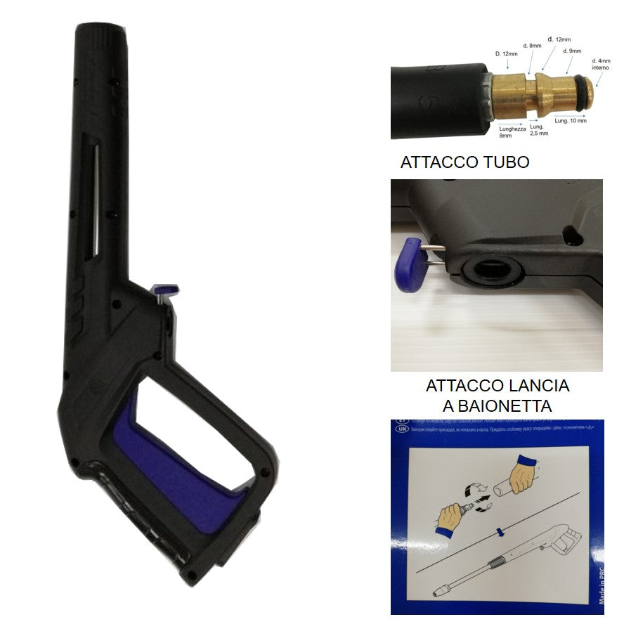 Pistola Idropulitrice Annovi Reverberi Black Decker Mod. - 41561