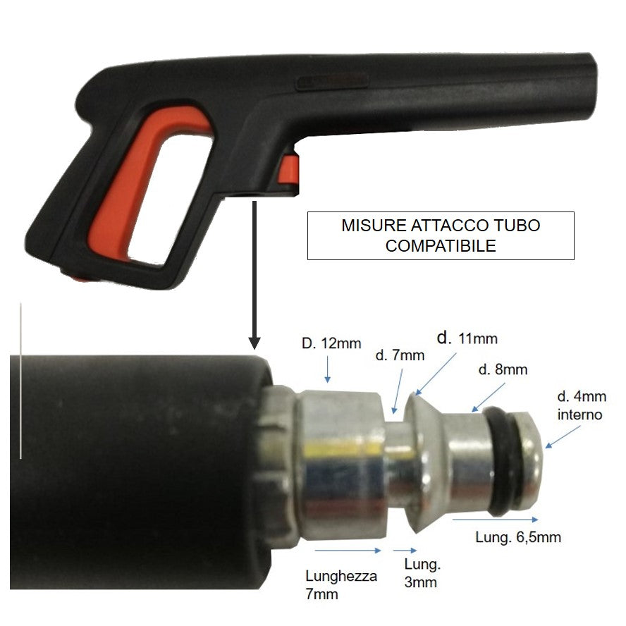Pistola idropulitrice Black Decker Annovi Reverberi Mod - 41892