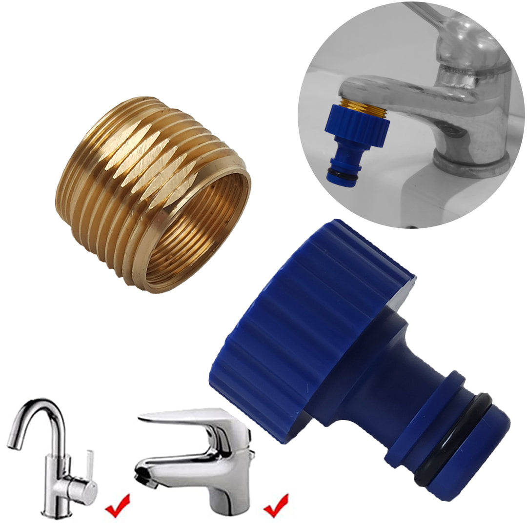 Cofan Adattatore per Rubinetto | con 3 modalità di irrigazione | Adattatore per i rubinetti dei Tubi da irrigazione Cofan Adattatore per Rubinetto | con 3 modalità di irrigazione | Adattatore per i rubinetti dei Tubi da irrigazione