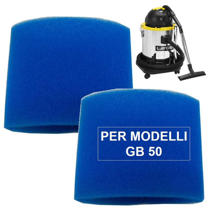 Lavor filtro aspiraliquidi 2pz per aspirapolvere ricambi lavorwash 2
