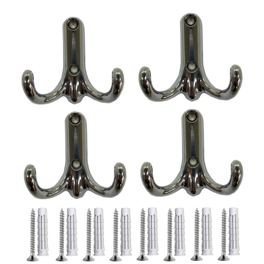 Appendiabiti a parete, 4 ganci attaccapanni da muro ingresso arredamento (MOD.111) falenashop.myshopify.com