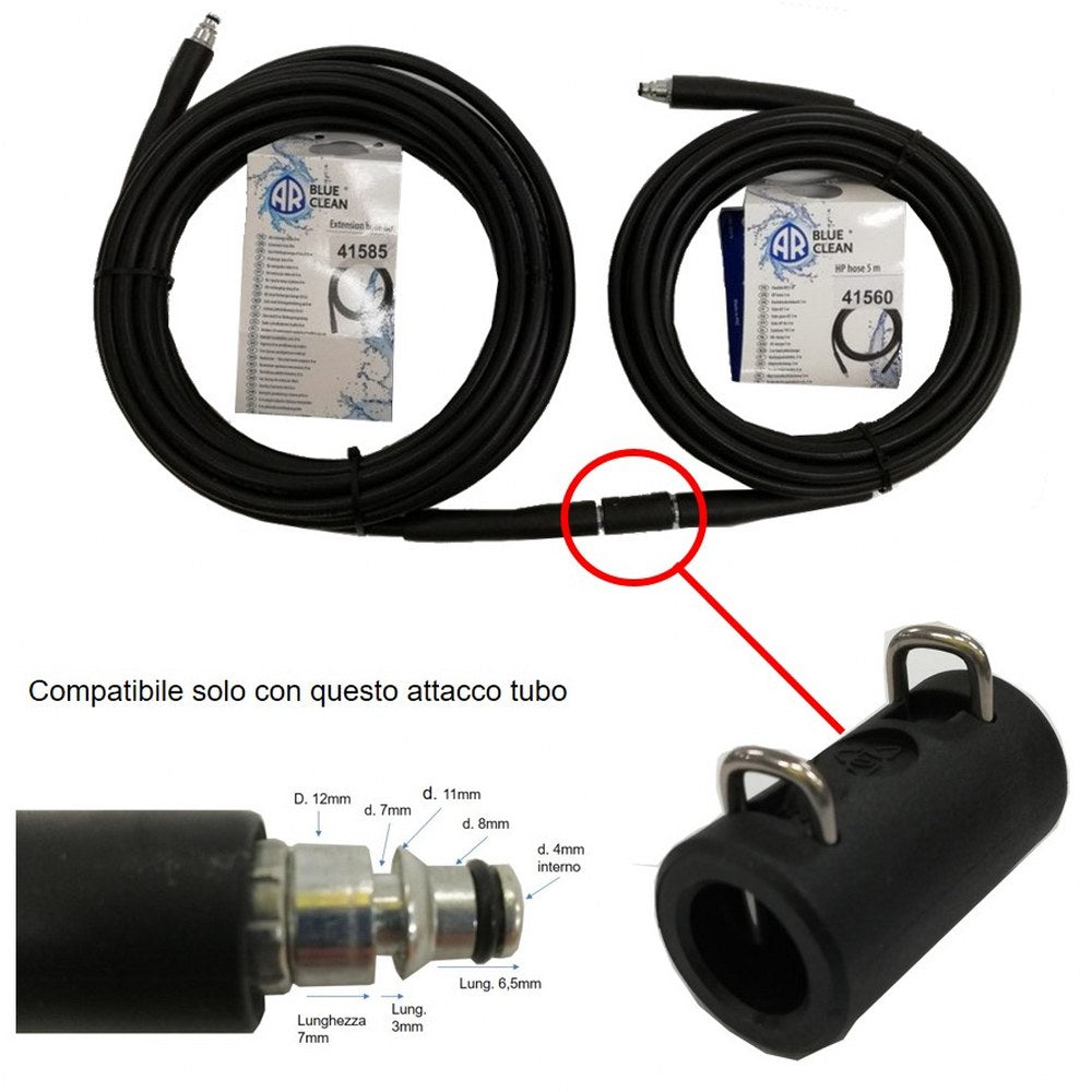 Raccordo giunzione tubo Idropulitrice Annovi Reverberi Black Decker falenashop.myshopify.com