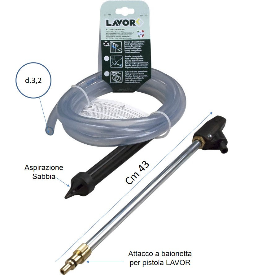 Lavor lancia sabbiante idropulitrice accessori ricambi sabbiatura falenashop.myshopify.com