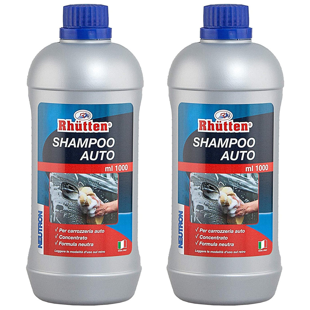 Shampoo Concentrato Rhutten 1LT per Lavaggio Auto-Moto