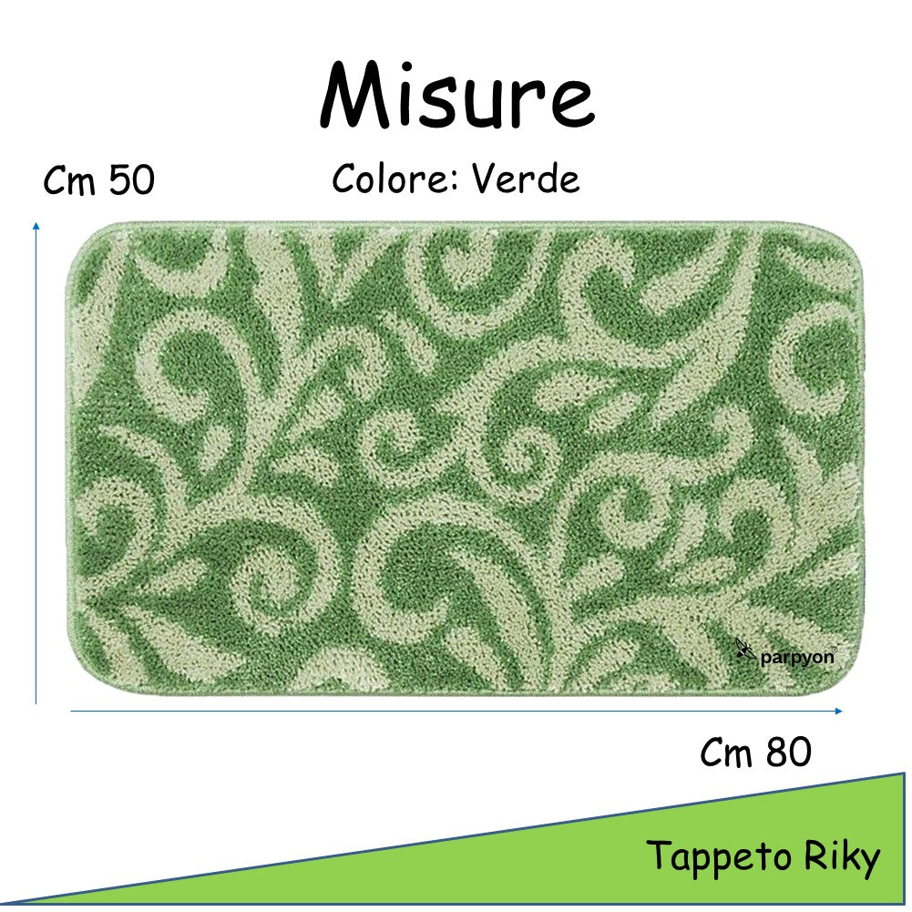 Tappeto Bagno Lavabile Antiscivolo RiKy CM 50X80
